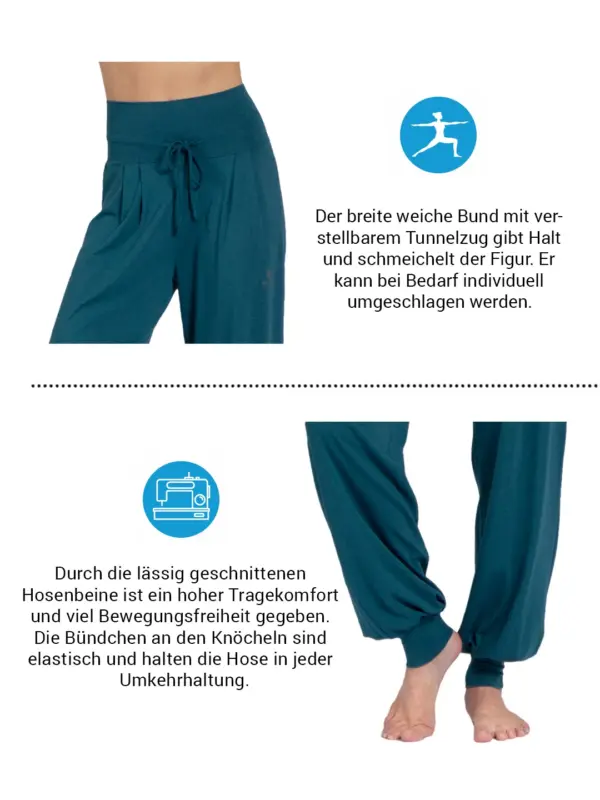 MAGADI Yogahose Florence aus Naturmaterial