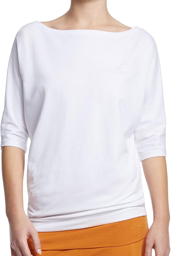 ESPARTO Yoga Halbarmshirt Sadaa mit U-Boot-Ausschnitt
