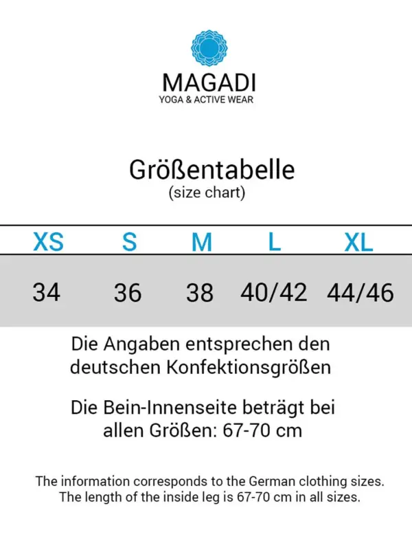 MAGADI Yoga Leggings Amalia aus softem Stretch