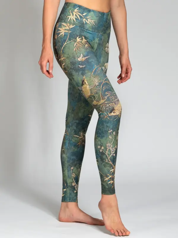 MAGADI Yoga Leggings Camo aus Komfort-Stretch