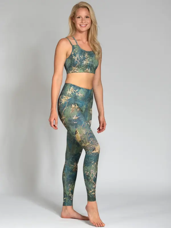 MAGADI Yoga Leggings Camo aus Komfort-Stretch