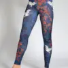 MAGADI Yoga Leggings Happy Birds aus Komfort-Stretch