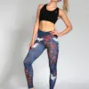 MAGADI Yoga Leggings Happy Birds aus Komfort-Stretch