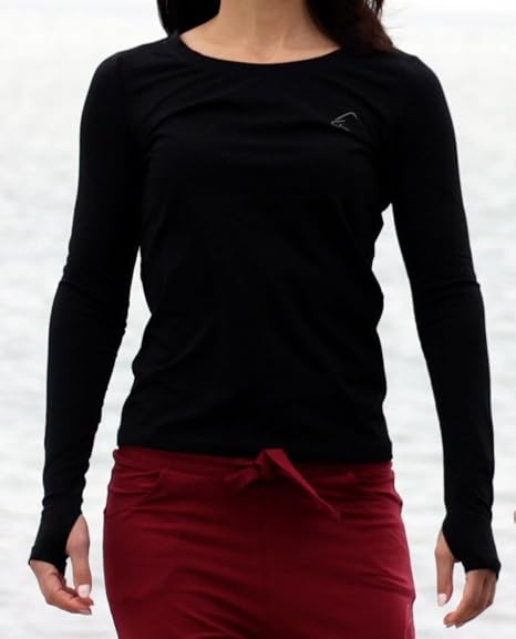 Vicitra_schwarz_2 ESPARTO Langarmshirt Vicitra