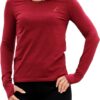 vicitra_granatrot ESPARTO Langarmshirt Vicitra